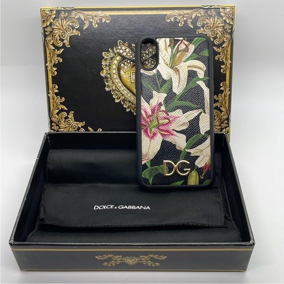 💎Dolce & Gabbana IPhone X Phone Case With Box - Picture 1 of 9